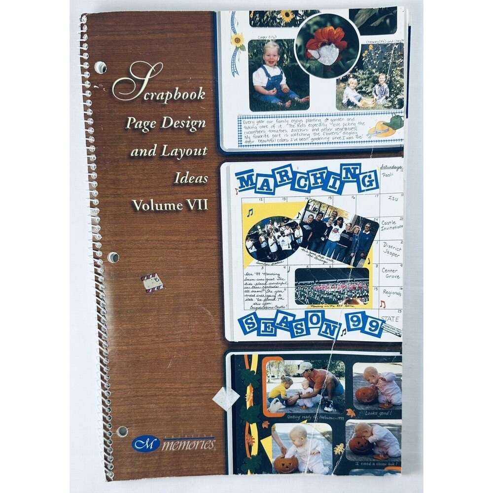 Creative Memories Page Design & Layout Ideas Vol VII Easy Scrapbook Page Designs